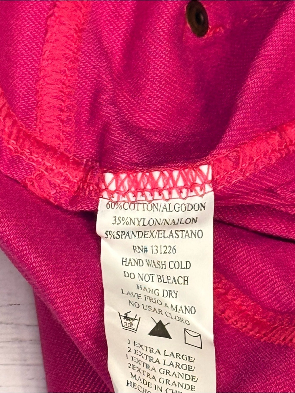New Mix Pink Ponte Pants Comfort Control Pull On 1X, 8-10 NWT - Picture 8 of 8